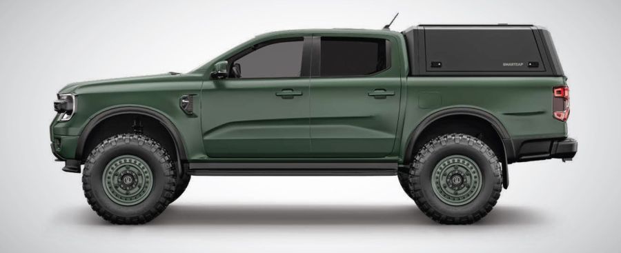 Ford Ranger Raptor aggiornato con hardtop RSI SMARTCAP EVOa Adventure