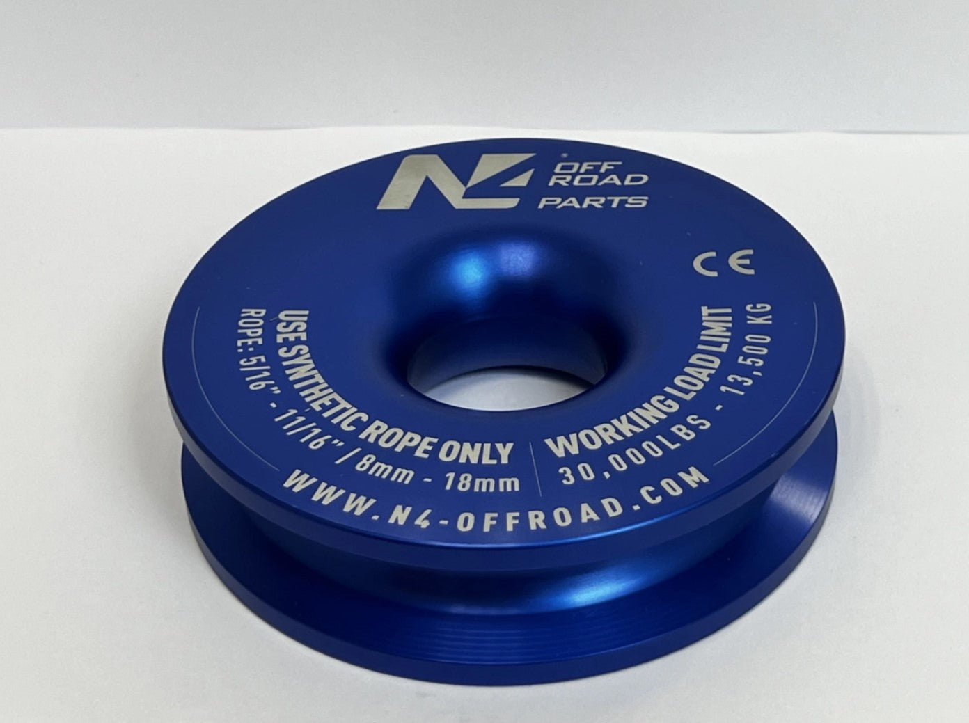 N4 Offroad anello di rinvio blu per aumentare la potenza del verricello