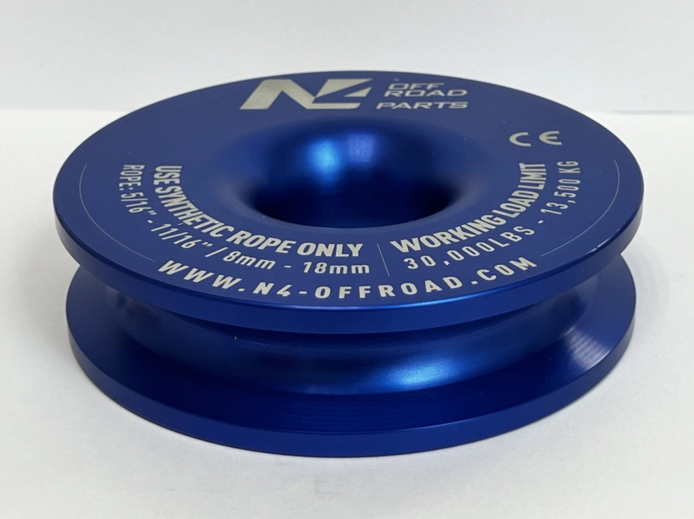 Anello di avvolgimento offroad N4 blu per corda da 8 a 18 mm