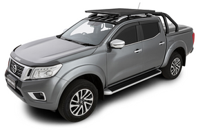 Nissan Navara D23 portapacchi bianco con portapacchi nero