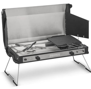 primus silver grill con padella nera