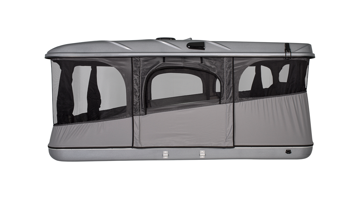 Tenda da tetto James Baroud GRAND RAID EVO modello grigio 