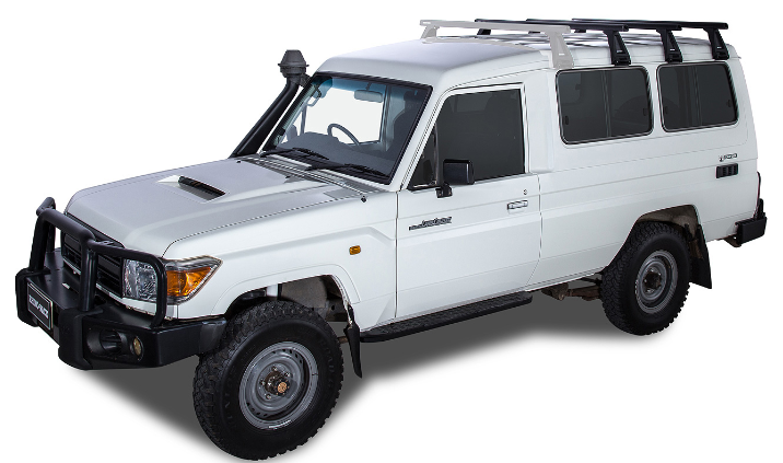 Toyota Land Cruiser 78 - Equipaggiatevi con il Kit Rhinorack, Barre portatutto ad alte prestazioni