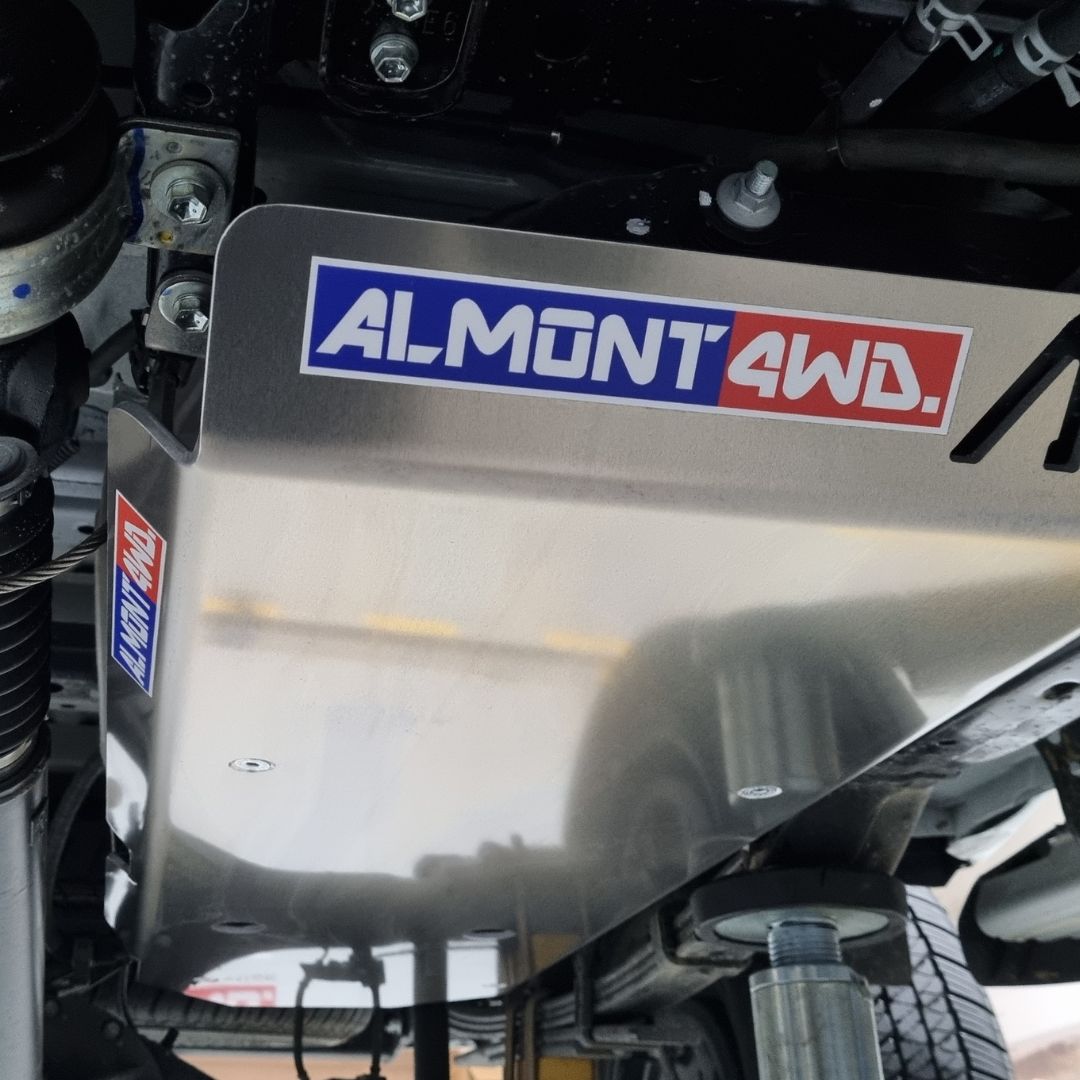 Protezione Almont4WD Grigio alluminio Serbatoio carburante sotto il veicolo