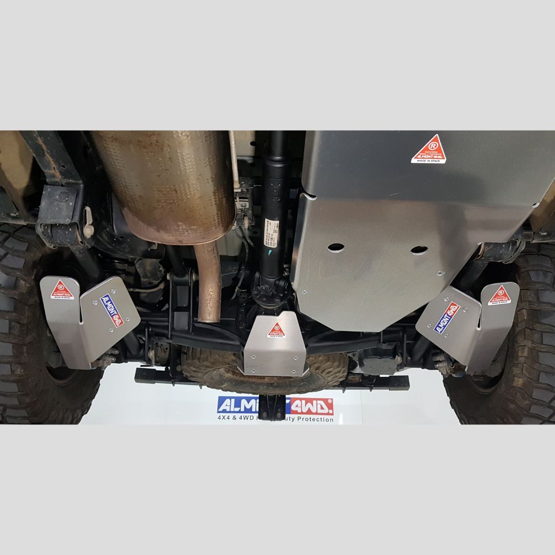 Protezione degli ammortizzatori posteriori e dei sensori Almont4wd - Ford Ranger/Raptor 2023+