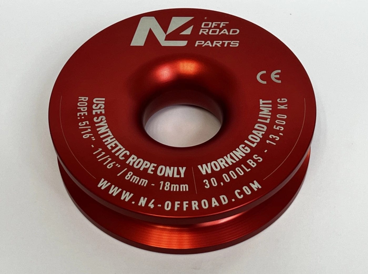 Anello per verricello N4 Offroad - 13,5T - Rosso