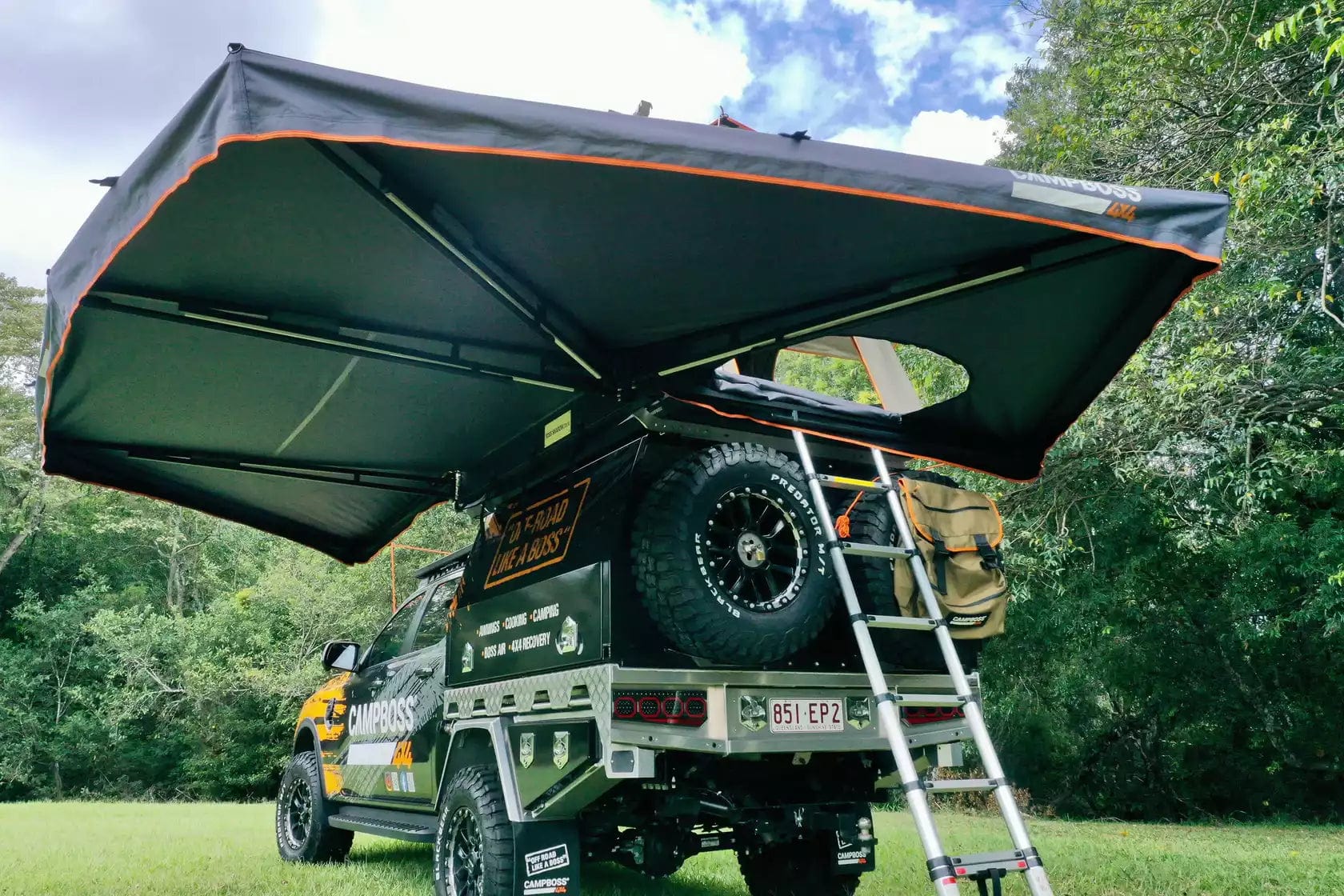 Tenda da sole Campboss 270° XL circolare 4x4 - a piantana