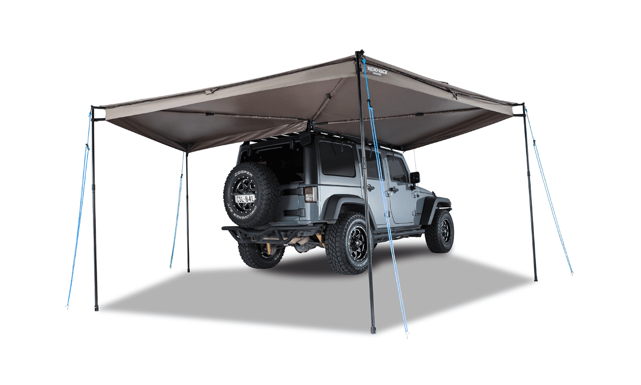 Tenda circolare a 270° Rhinorack Batwing 2,5 m (versione destra) - con fissaggio STOW IT