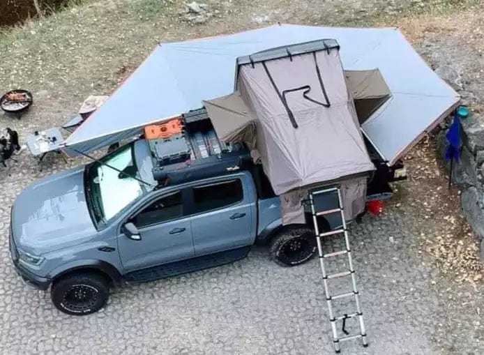 Tenda circolare 4x4 Diritto- autoportante 270° / 450° - Rockalu