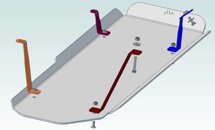 Scudo serbatoio N4 - Alluminio 6mm - Isuzu D-Max 2012-2020