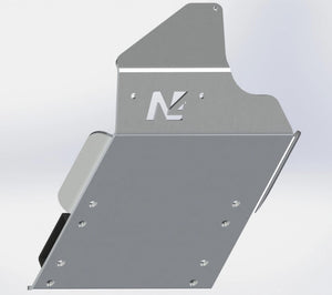 Sci protettivo N4 offroad in 3D su sfondo grigio
