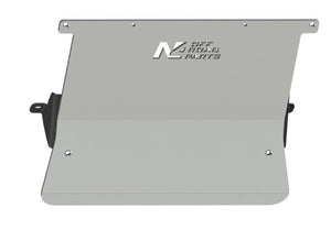 Protezione N4 offroad in alluminio presentata su uno sfondo bianco semplice