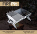 Fire Pit ARB | Barbecue portatile | Acciaio REDCOR