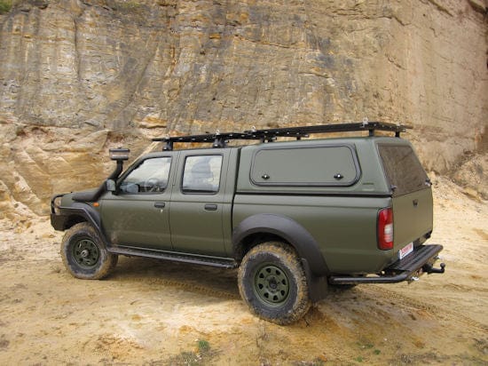 Hardtop ARB Classic - Ford Ranger 2011+ Extra Cabina Extra / Liscia / Sinistra + Destra Finestrini in alluminio - Vetro posteriore