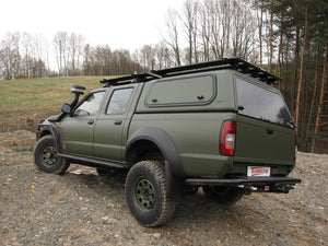 Hardtop ARB Classic - Toyota Hilux Revo 2016+ Extra Cab Cab / Finestrini incernierati in alluminio a sinistra e a destra / Sì (specificare il colore RAL al momento dell'ordine)