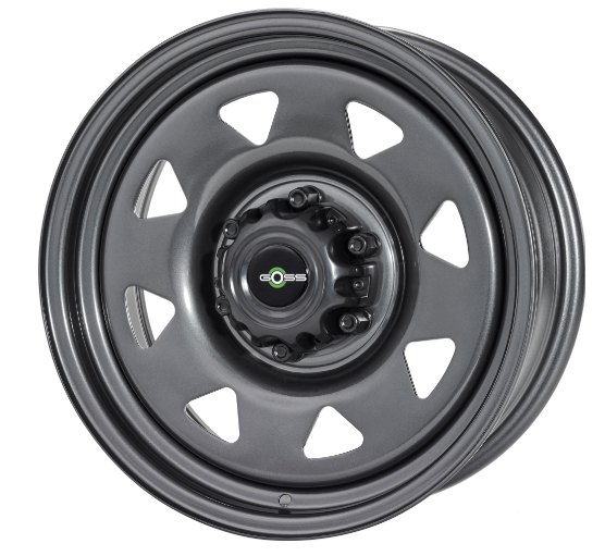 Ruota GOSS Triangolare grigia 7x16 5x150 ET5 CB113 - Land Cruiser 100