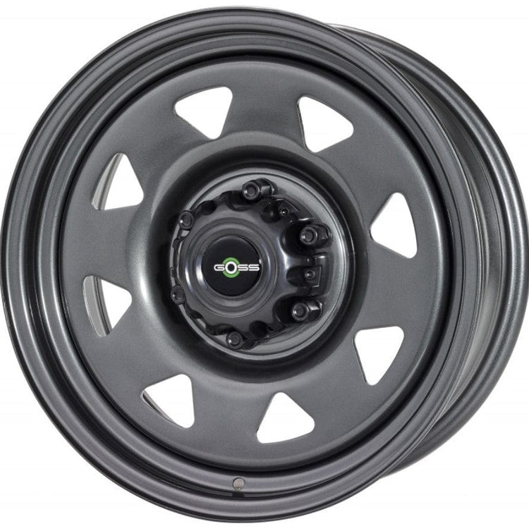 Ruota GOSS Triangolare grigio 7x17 6x114.3 ET20 CB66.1 - Nissan Pathfinder R51