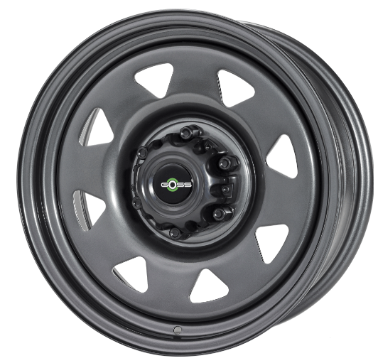 GOSS Ruota Triangolare grigia II (qualsiasi dimensione) - Mitsubishi L200 2005+ 7x16" - 6x139.7 - ET28 - CB67.1