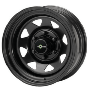 Ruota GOSS triangolare nera 7x16 6x139.7 ET13 CB110 - Nissan Navara D22