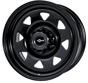 GOSS Cerchio Triangolare Nero II (qualsiasi dimensione) - Nissan Navara D40 3.0L V6 7x17" - 6x114.3 - ET20 - CB66.1