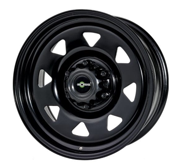 GOSS Ruota triangolare nera (dimensioni a scelta) - Nissan Pathfinder R51 7x17 - 6x114.3 - ET20 - CB66.1