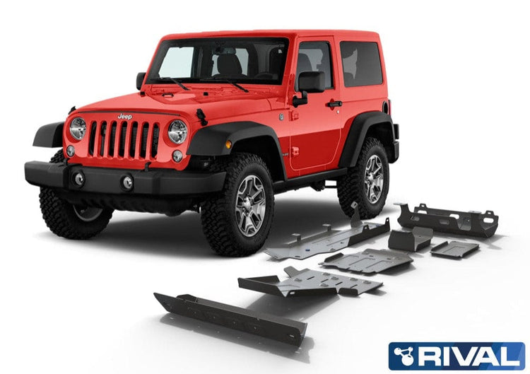 Kit di armatura RIVAL - Alluminio 6 mm - Jeep Wrangler JK 3.6L Benzina - 5 porte