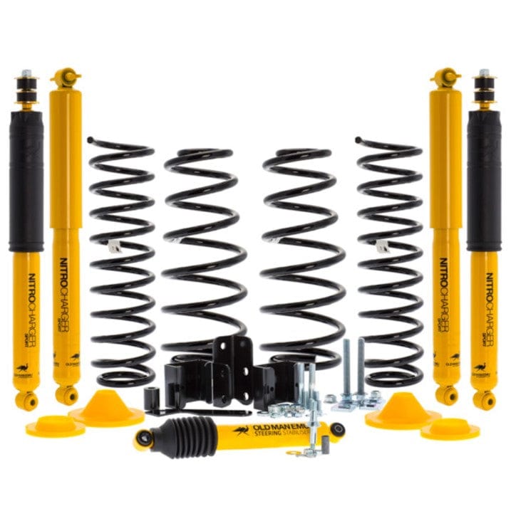 Kit suspension OME - Land Rover Defender 110 (tarage au choix) 2.5L Diesel / 75kg - pare-chocs acier / 150kg