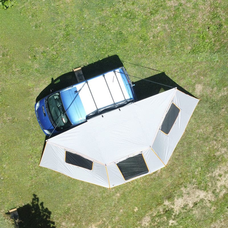 Pareti per tenda circolare a 180° Rockalu - con zanzariera