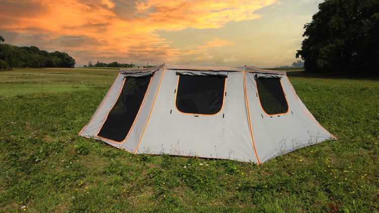 Pareti per tenda circolare a 270° Rockalu - con zanzariera