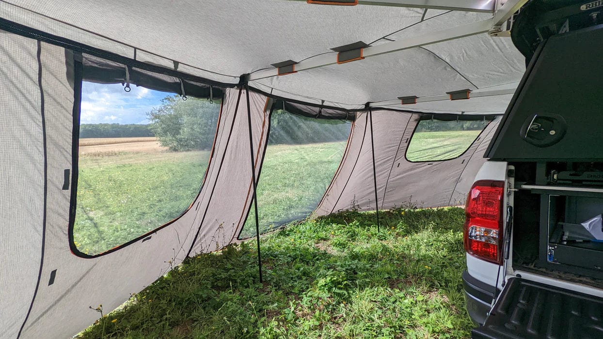 Pareti per tenda circolare a 270° Rockalu - con zanzariera