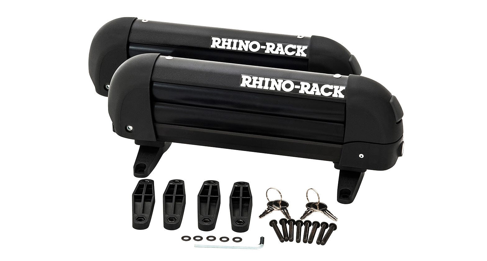 Rhinorack Portasci con attacco al tetto Piccolo (2x paia di sci o 1x Snowboard)