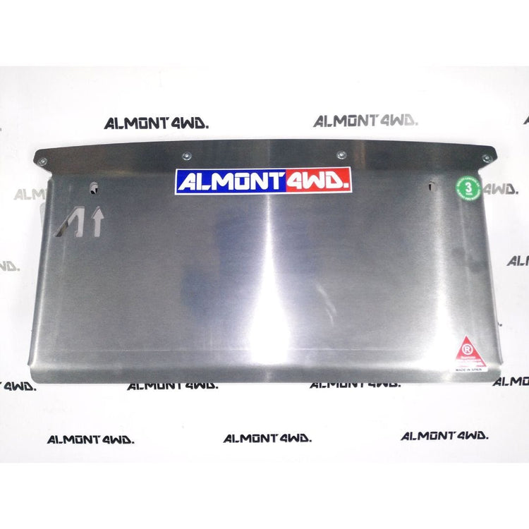 Protezione anteriore Almont4wd - Nissan Navara D23 2016+ Duralumin AW5083H111 / 6 mm / Originale