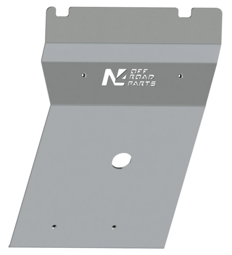 sci offroad N4 grigio presentato su sfondo bianco