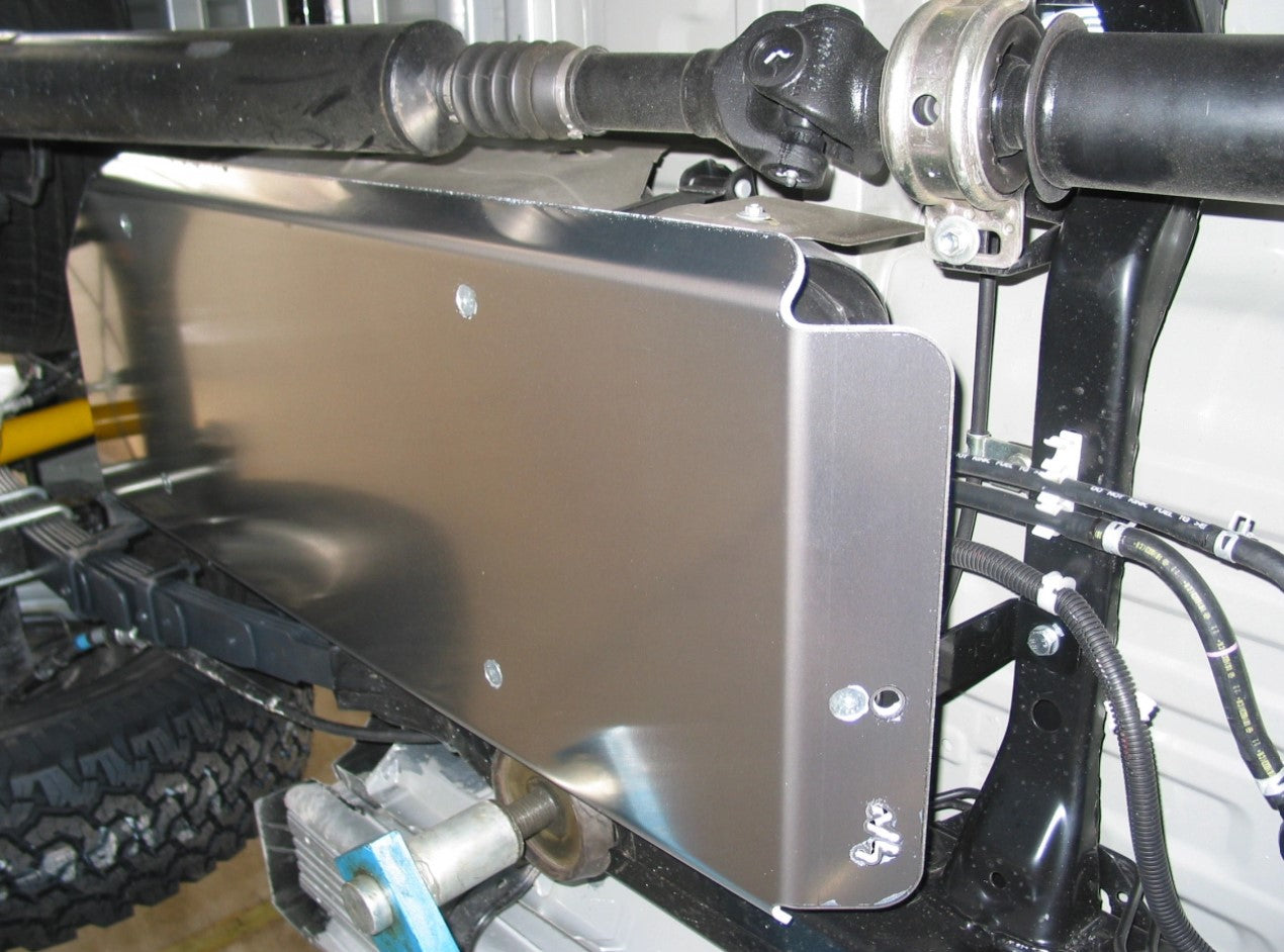 serbatoio di protezione sci N4 presentato sotto un veicolo