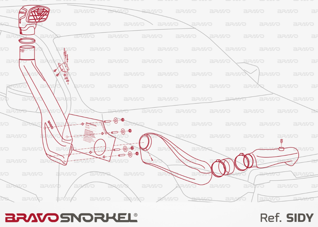 Snorkel Bravo 4x4 - 2012+ Isuzu D-Max