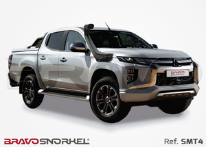 MITSUBISHI L200 grigio con snorkel nero Bravo