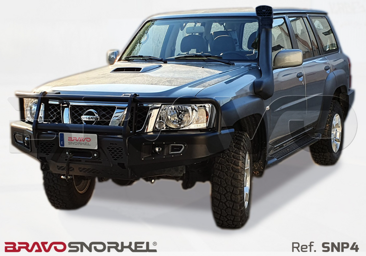 nissan patrol y61 dotata di snorkel Bravo SNP4