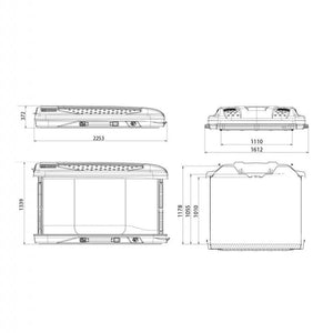 Tenda da tetto Altitude Electric - ARB4x4 - 1370x1870mm