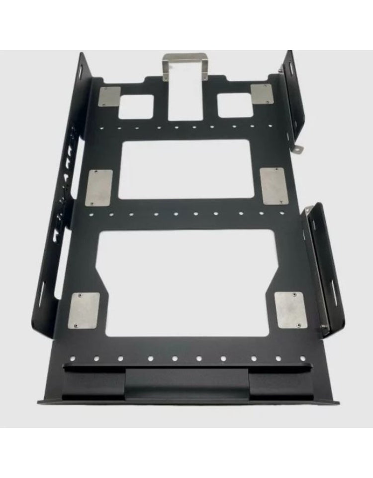 Modulo porta Peli-box per un sistema modulare di portaggio per VW T5/T6 e MB VITO/VIANO