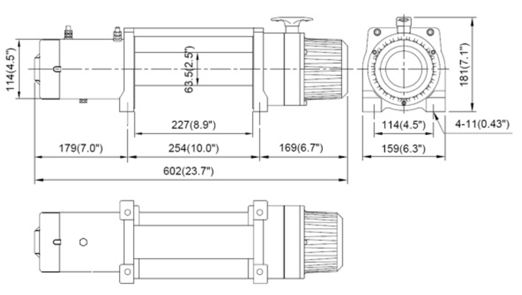 Verricelli 4x4 COME UP DV 9S 12V 4 082kg - corda sintetica