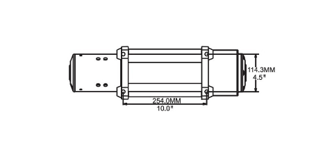 Verricelli T-max 4x4 EW-9500 12V 4305kg - cavo d'acciaio