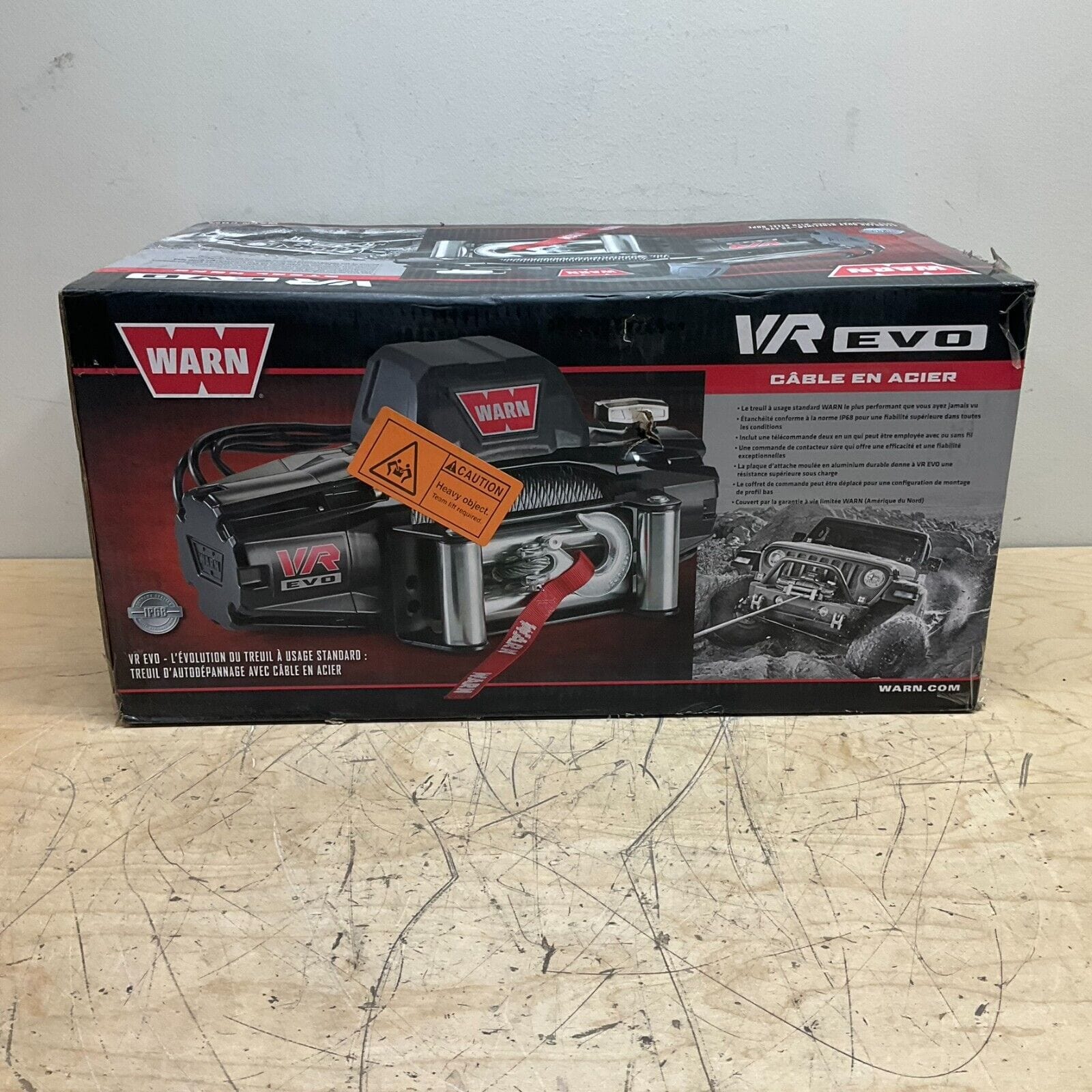 Verricelli WARN VR-EVO 8 - 3,6 tonnellate - 12V - acciaio