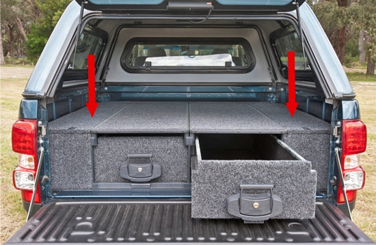 Kit di rivestimento laterale del cassetto ARB per Ford Ranger doppia cabina 2012+