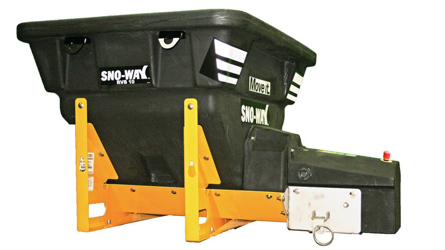 Dispenser di sale SNO-WAY - 280L - a libera installazione con kit di vibratori + scatola di controllo