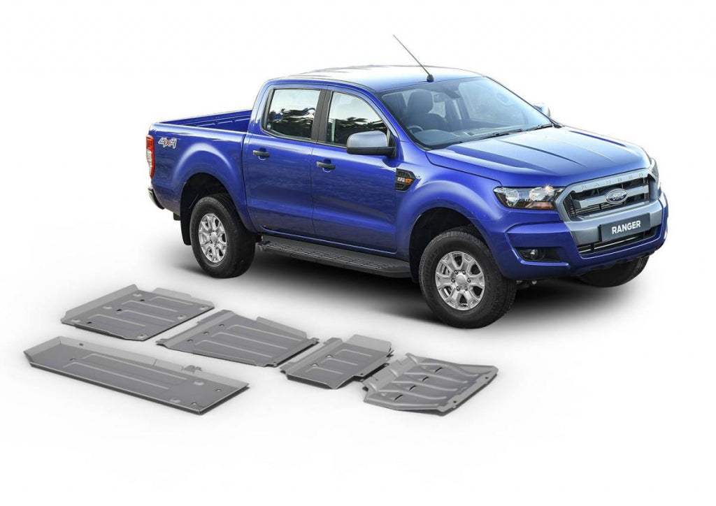 Set di 5 scudi in alluminio RIVAL - 6 mm - Ford Ranger 2012+