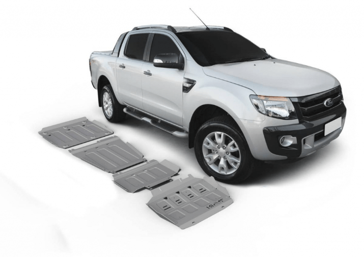 4 armature RIVAL - Alu 6mm - Ford Ranger 2011 - 2018