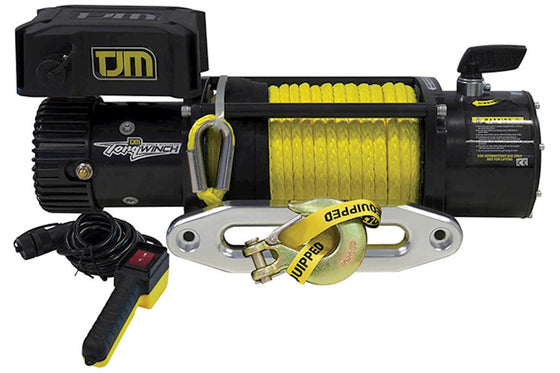 Verricelli TJM Torq Winch Sintetico con telecomando Giallo