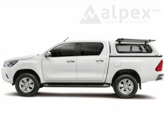 Aeroklas Stylish Hardtop - Toyota Hilux - Doppia Cabina 2015+ (Finestrini incernierati)