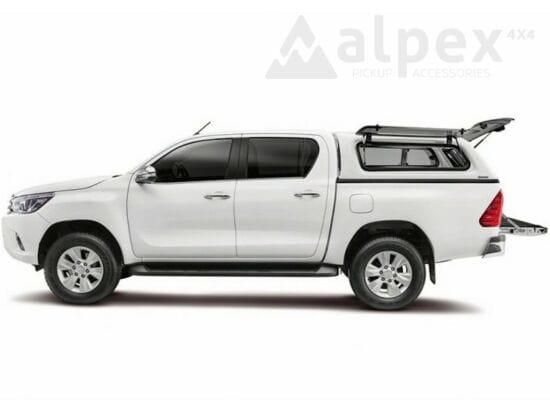 Aeroklas Stylish Hardtop - Toyota Hilux - Doppia Cabina 2015+ (Finestrini incernierati)