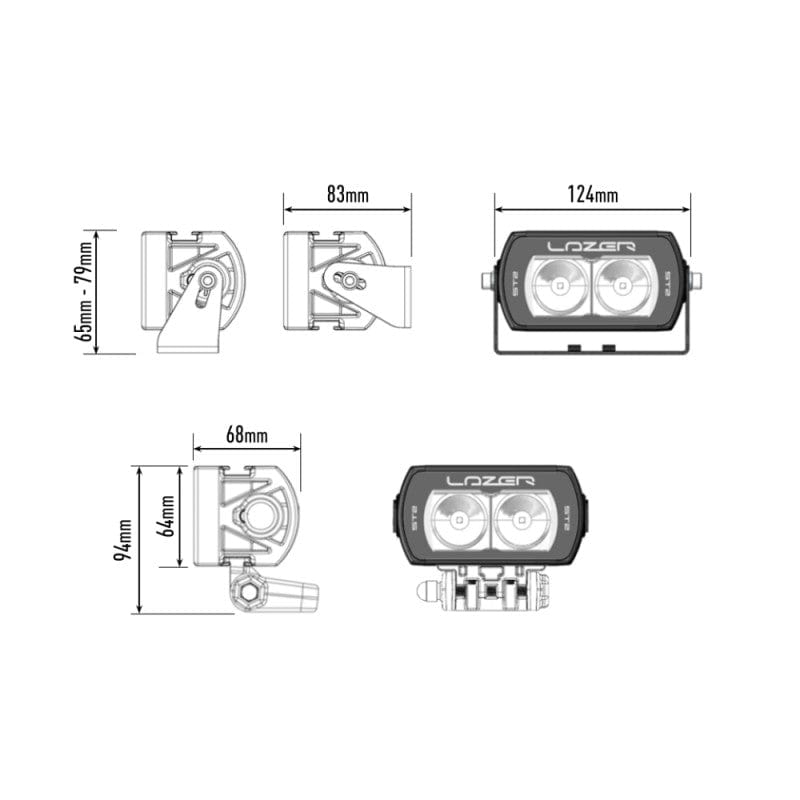 Barra LED Lazer - ST 2 Evolution - Omologata CE